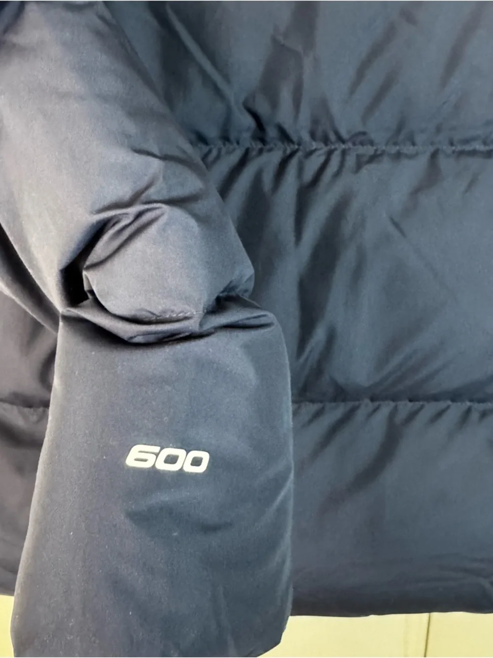 The North Face Navy Hooded Down Puffer Kids Jacket